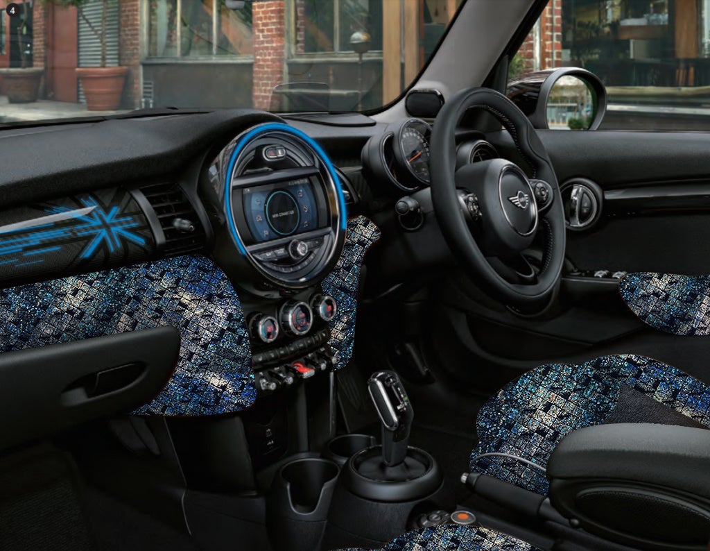 FAGASSENT × MINI岡山 コンセプトカー「BLUE DRIVE」内装完成図案