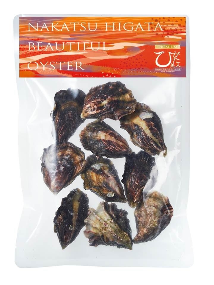 ひがた美人　冷凍殻付き生食用牡蠣