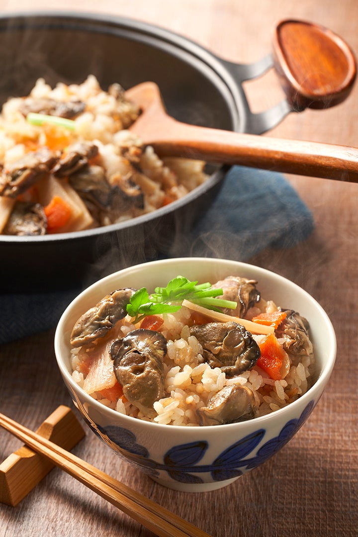 ひがた美人かきめしの素　調理例