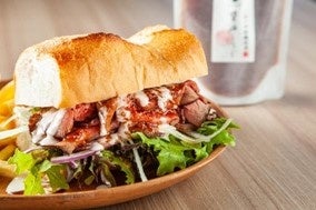 ローストビーフサンド」¥1600