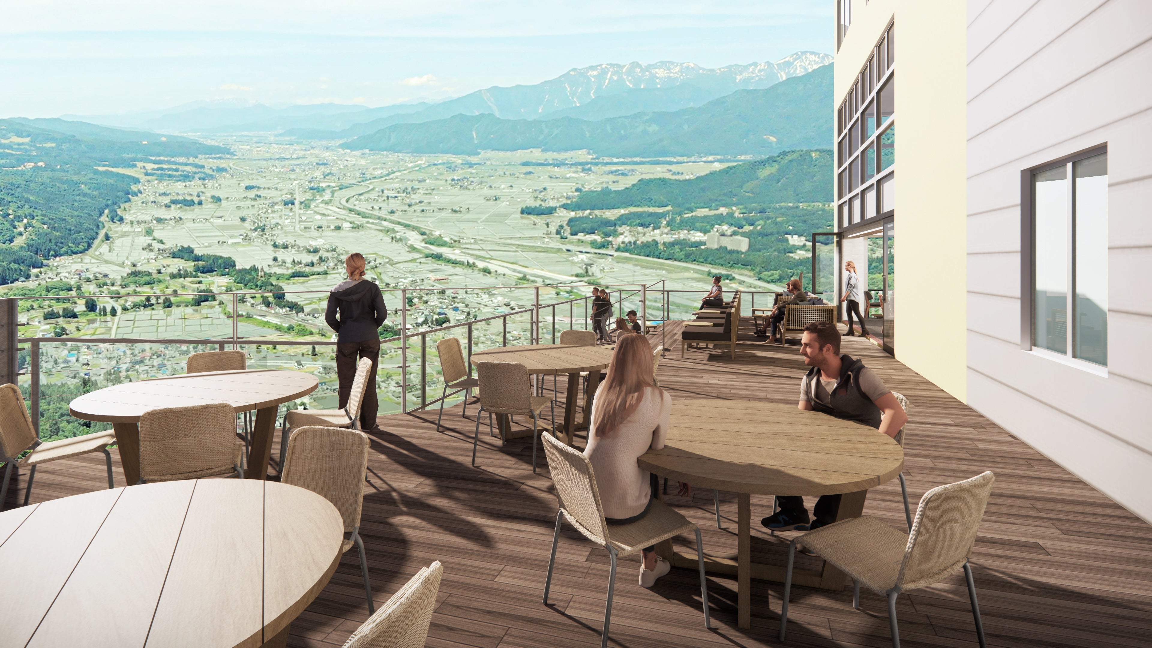 テラスデッキからの眺望(イメージ)