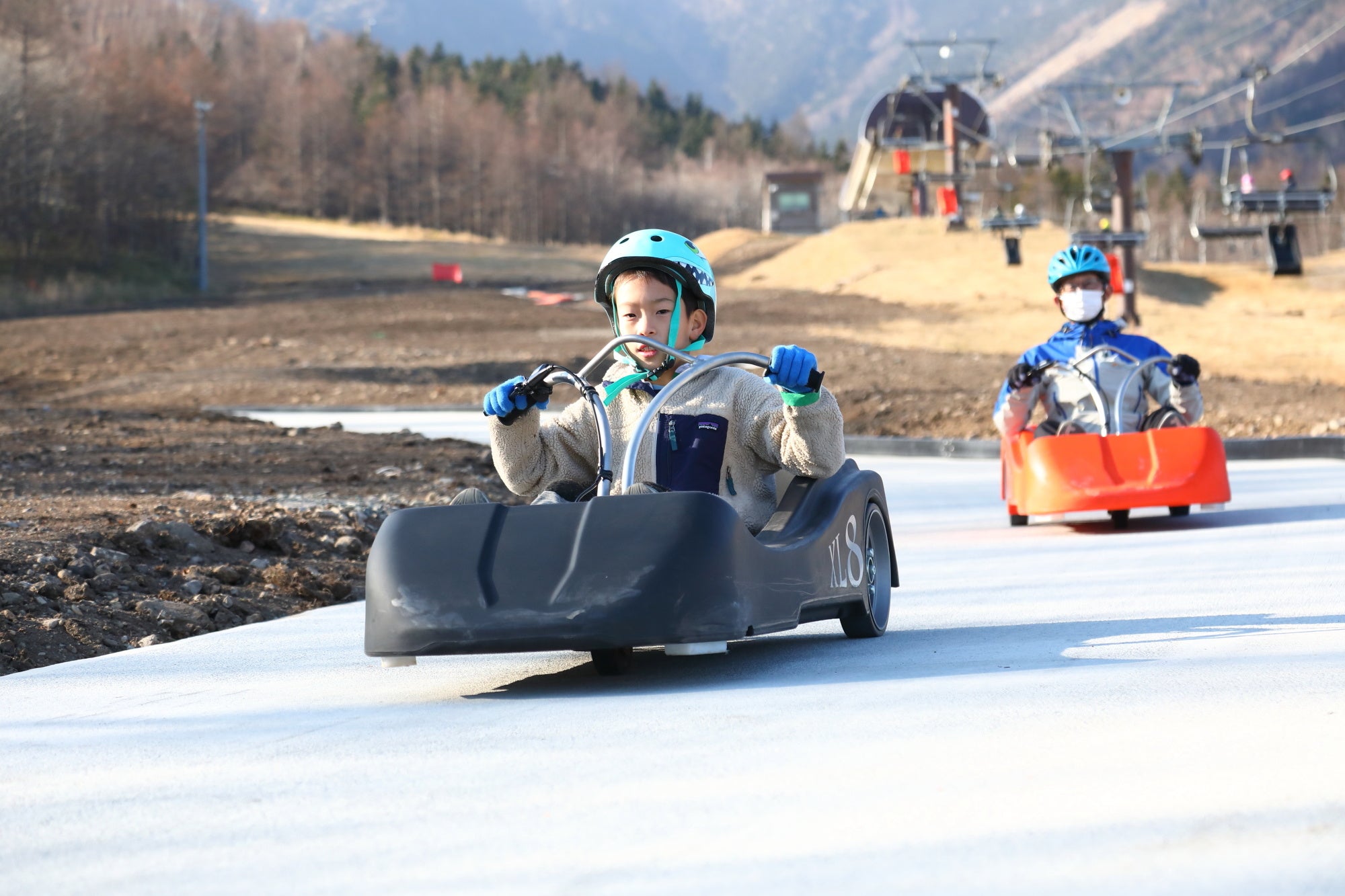 G-KARTコース(イメージ)ライダー同士が抜きつ抜かれつ、レース感覚で楽しめる