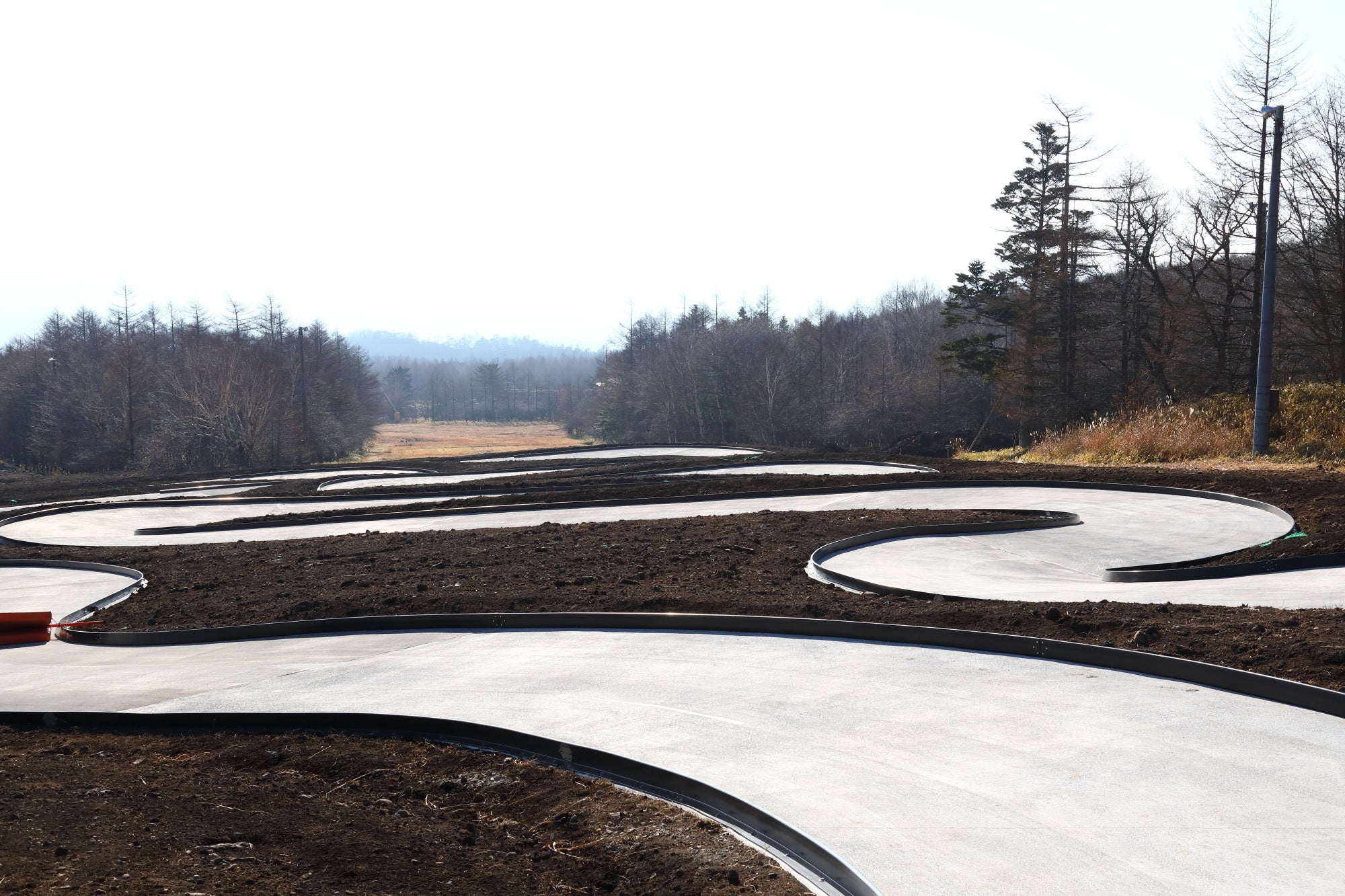 2つのバリエーションのコース　各コース全長約800m