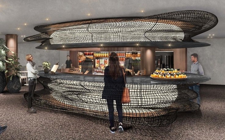 「グリルダイニング＆バー HALUKA」バーカウンター(イメージ)