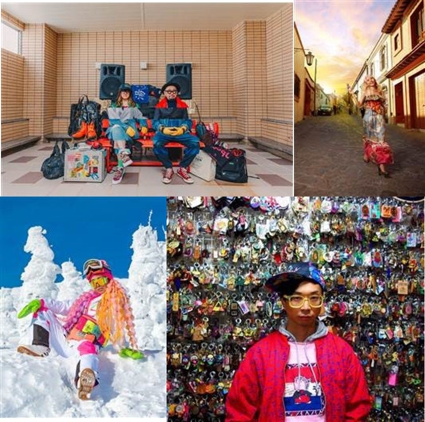 豪華参加アーティスト　左上 ゆけむりDJs・右上 DJ SARASA・左下 Lilly・右下　山下メロ