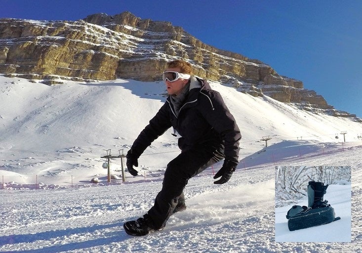 スノーフィート滑走(イメージ)※写真の中はスノーフィートの本体