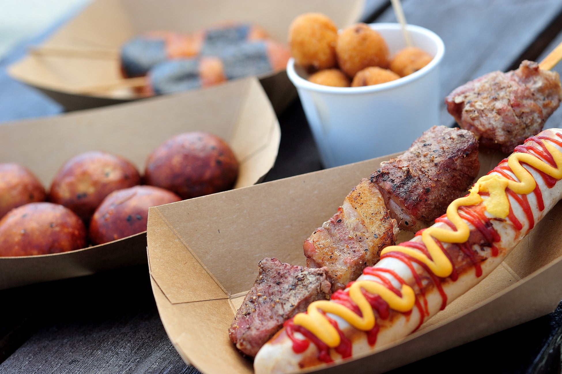 地元新潟のグルメが勢ぞろい!「地元のグルメ販売エリア」(イメージ)