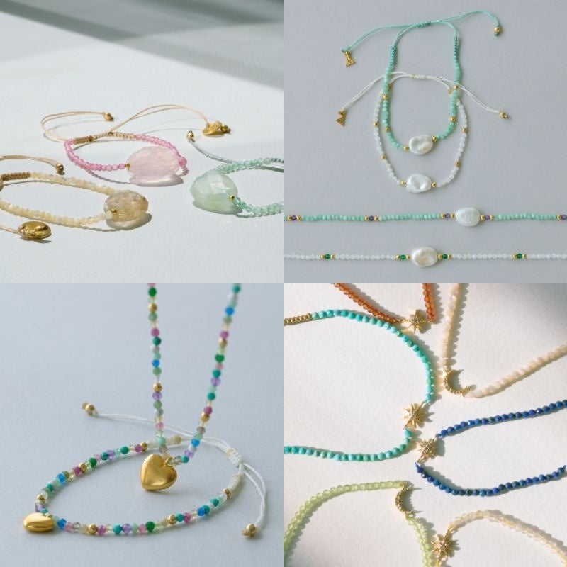 bracelet 5,500yen - 8,580yen, choker 8,800yen ‒ 13,200yen