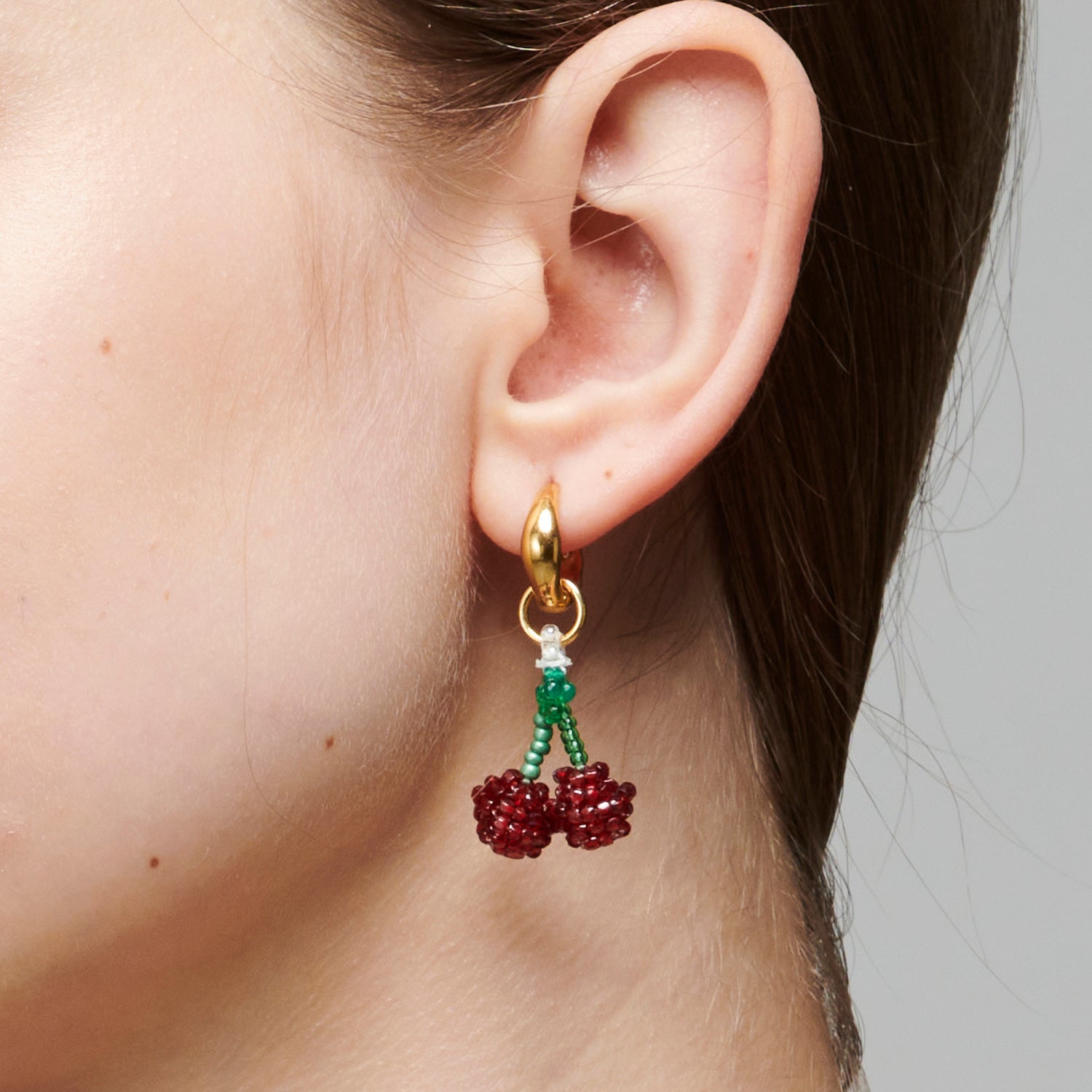 pierced earrings 12,100yen　charm 7,700yen