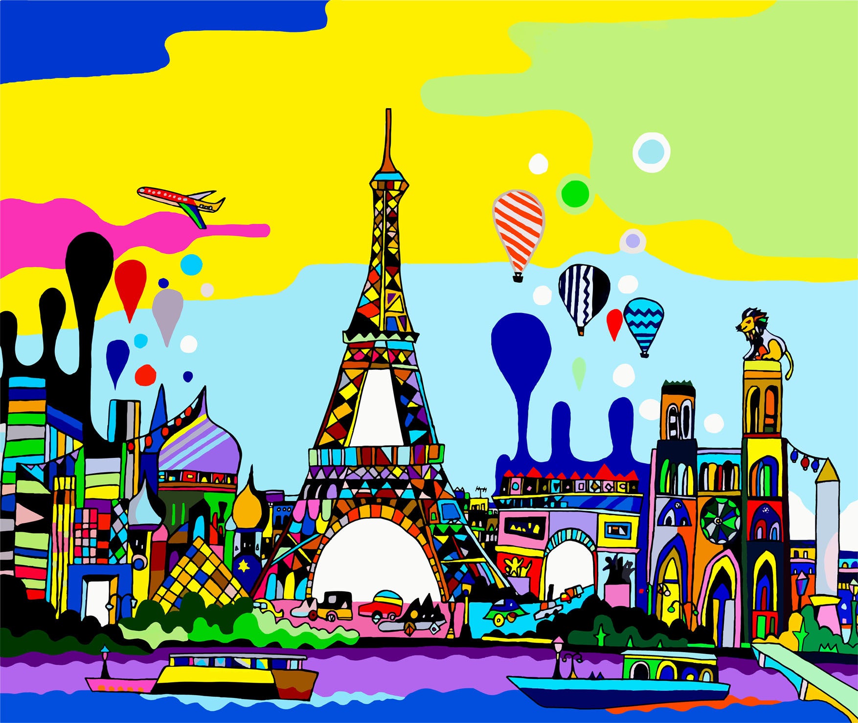 作品タイトル「夢見るパリ」