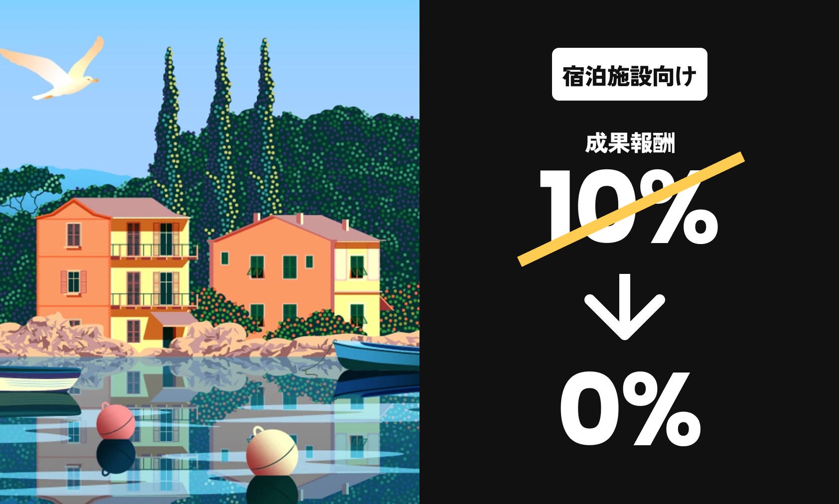 Workations：ホテル向け成果報酬を無償化