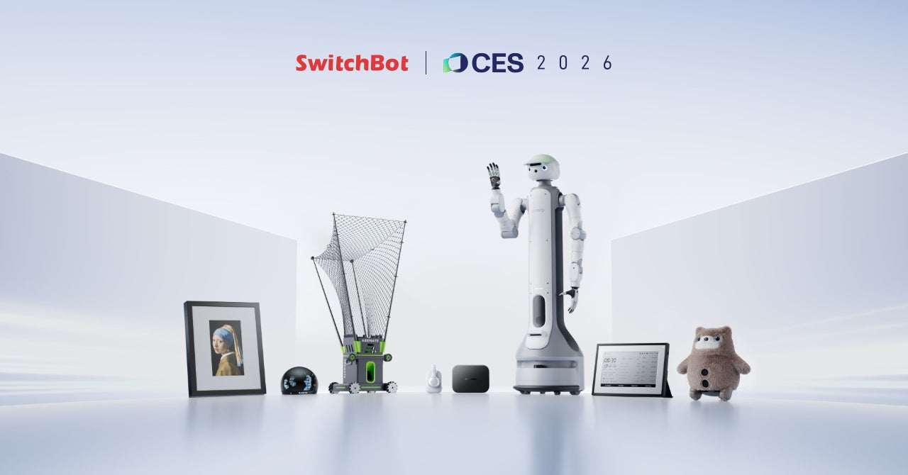 【SwitchBot】CES 2026出展レポート「Smart Home 2.0」でAIロボティクス企業へ。家事の概念を変えるヒューマノイドや思考を整理するウェアラブルなど次世代プロダクトを初公開 - PR TIMES