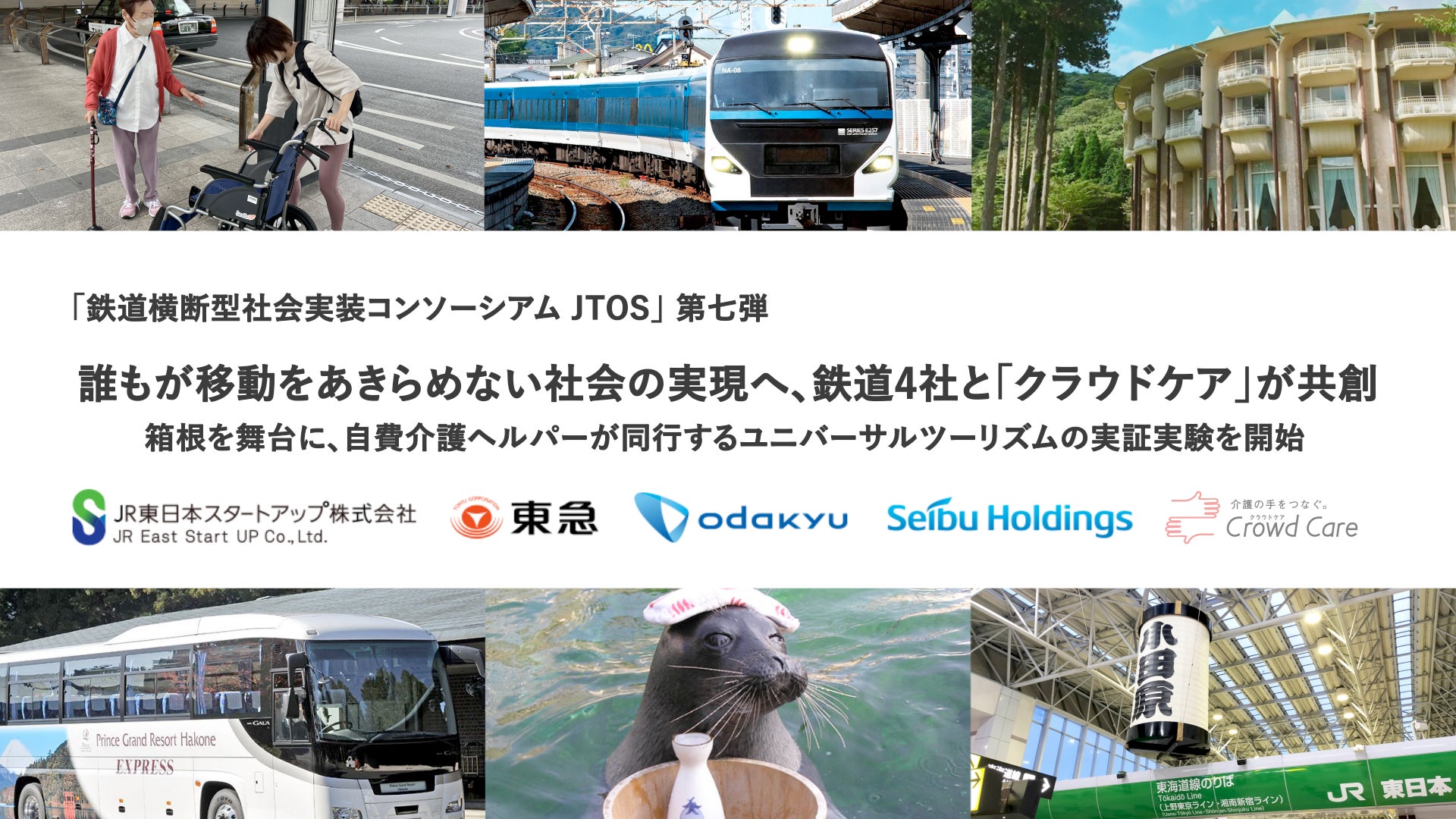 JR東日本スタートアップ、東急、小田急電鉄、西武ホールディングスと JR東日本スタートアップ、東急、小田急電鉄、西武ホールディングスと