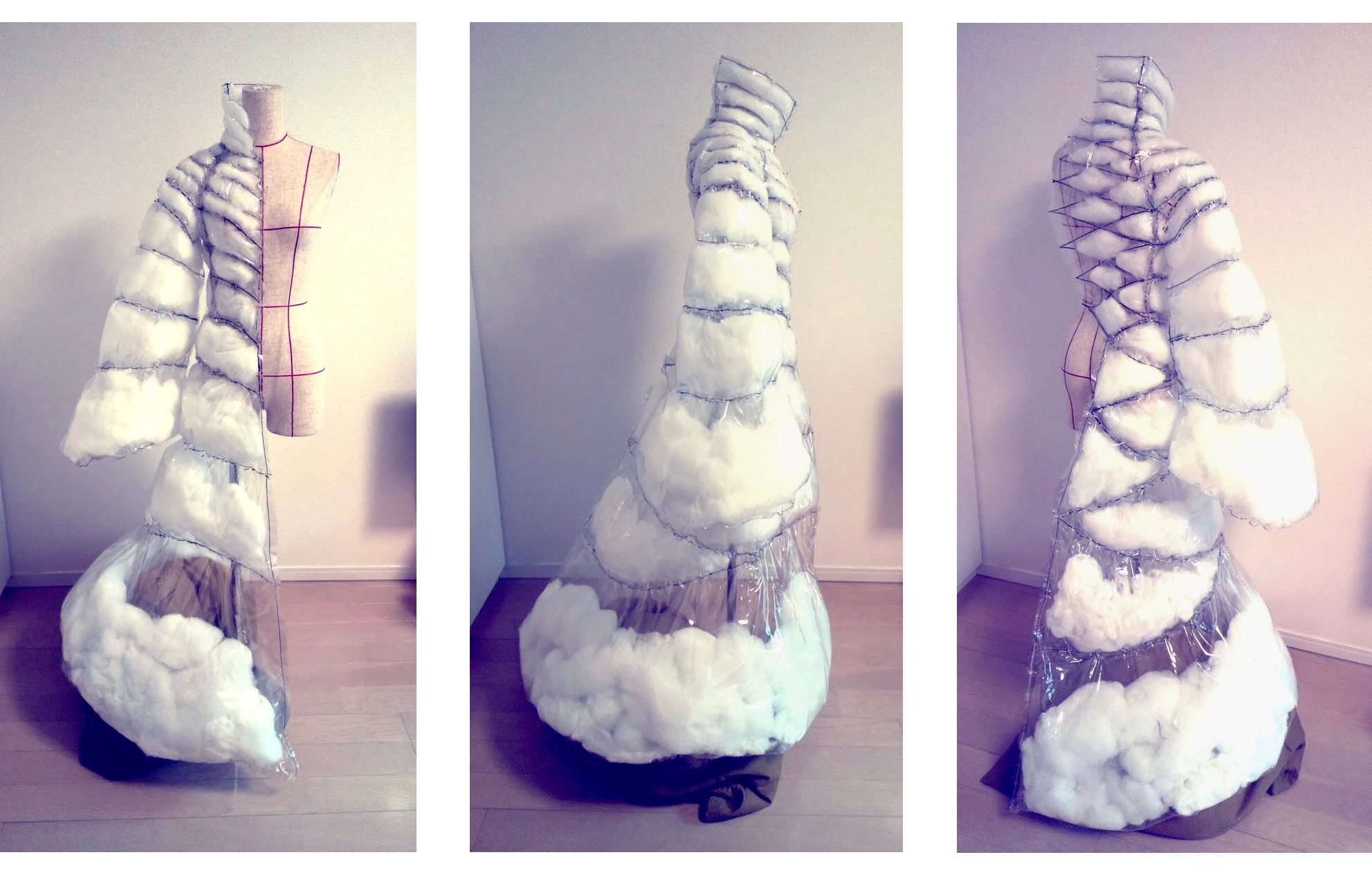 技巧が凝らされたことがわかる試作品画像（デザイナー提供）