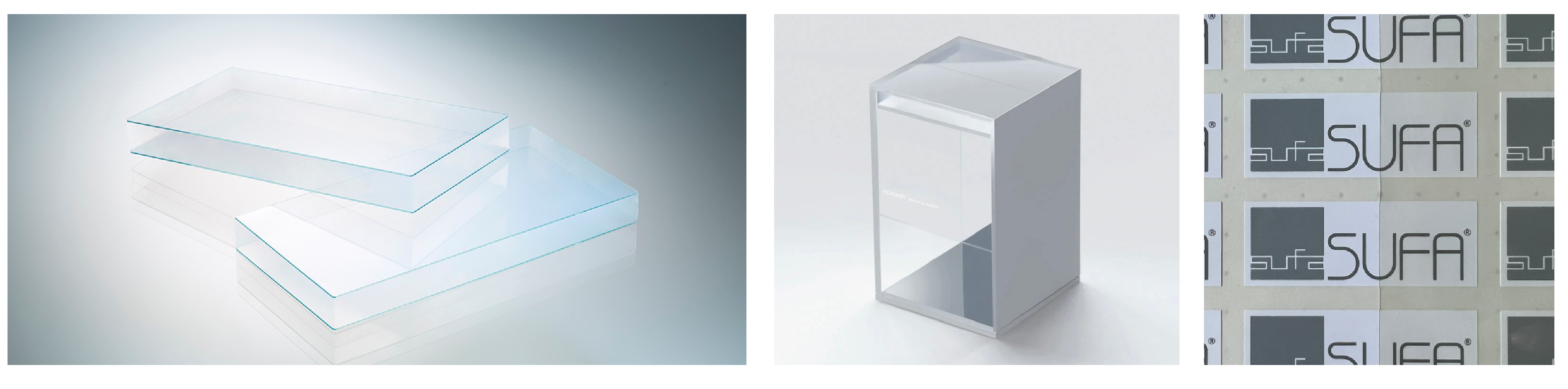 左から、UAP、AIR NEW ERA、HERA BARRIER