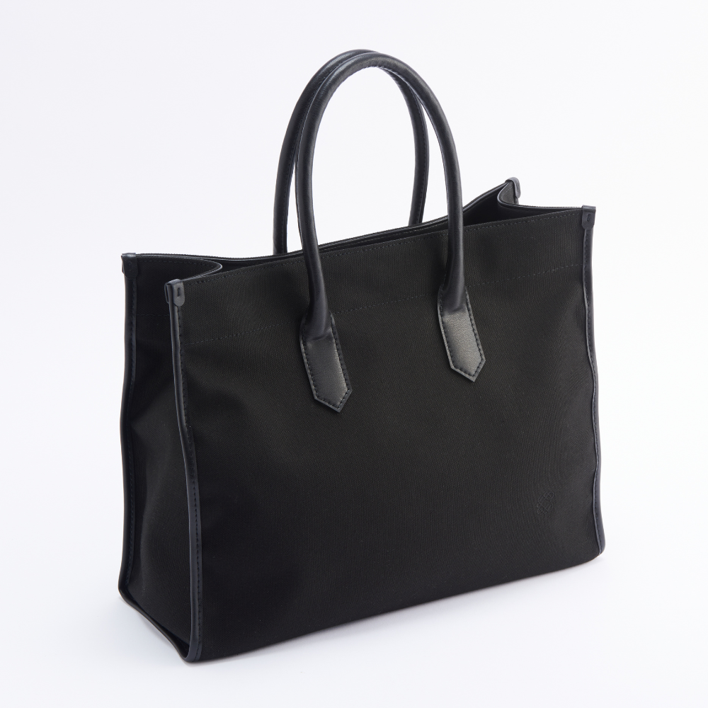 該当商品3：アップルレザー&オーガニックコットン トートバッグ