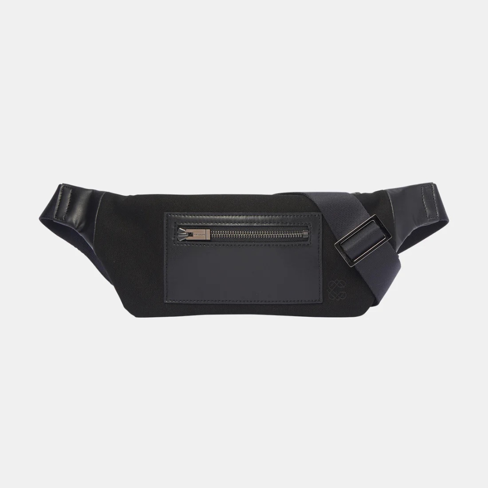 該当商品2：アップルレザー&オーガニックコットン ボディバッグ