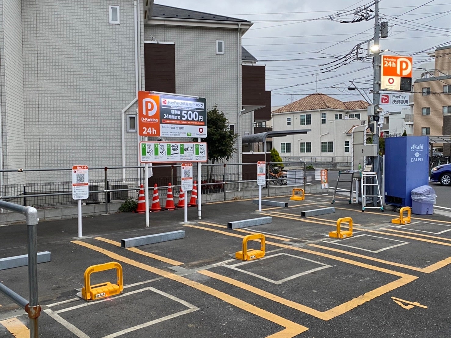 設置事例：大和ハウスパーキング㈱の時間貸し駐車場（埼玉県八潮市）