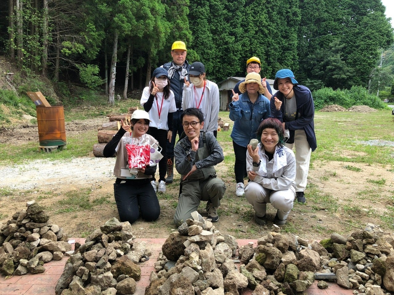 「市川町をあなたのふるさとにしよう」第2弾で実施した石拾い