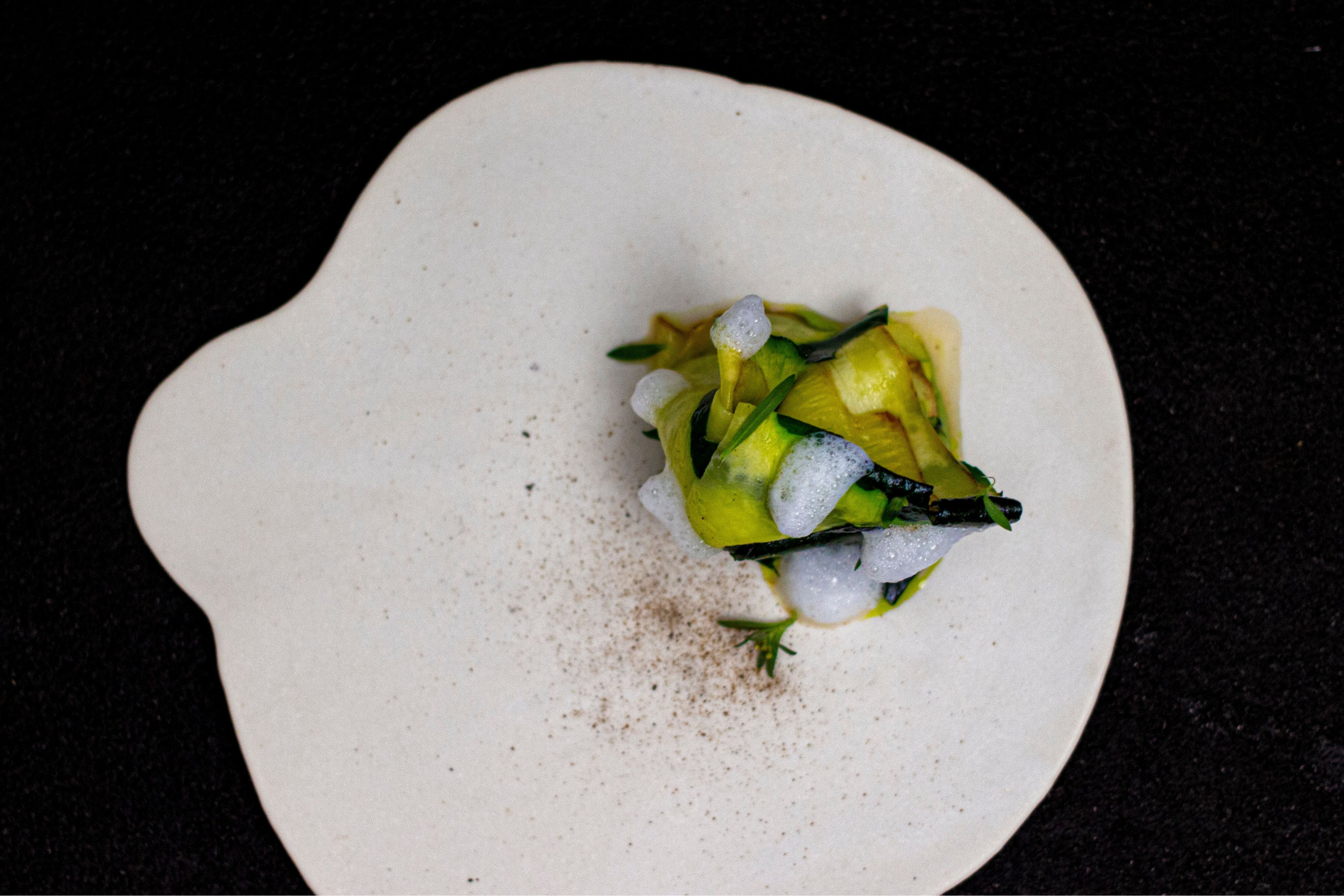 茄子・鱈肝の燻製