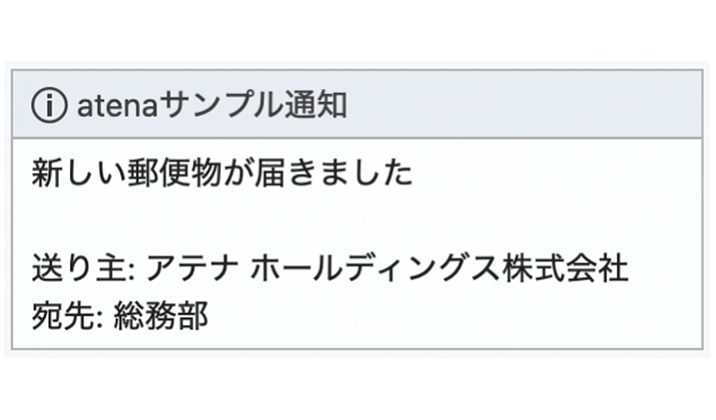 Chatworkへの通知イメージ
