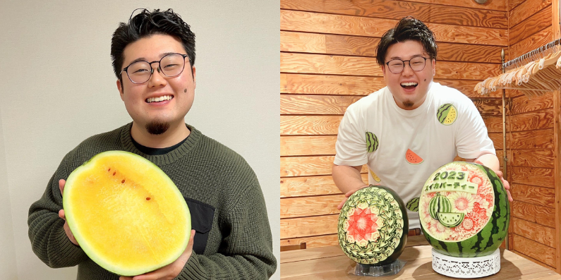 あまいスイカ代表の佐藤洸さん