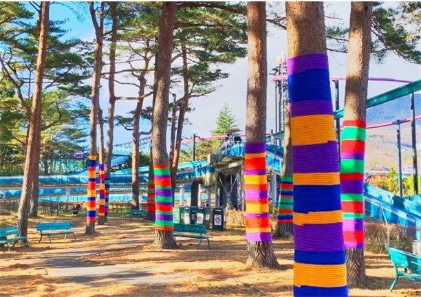 園内にフォトスポットを続々と設置中！