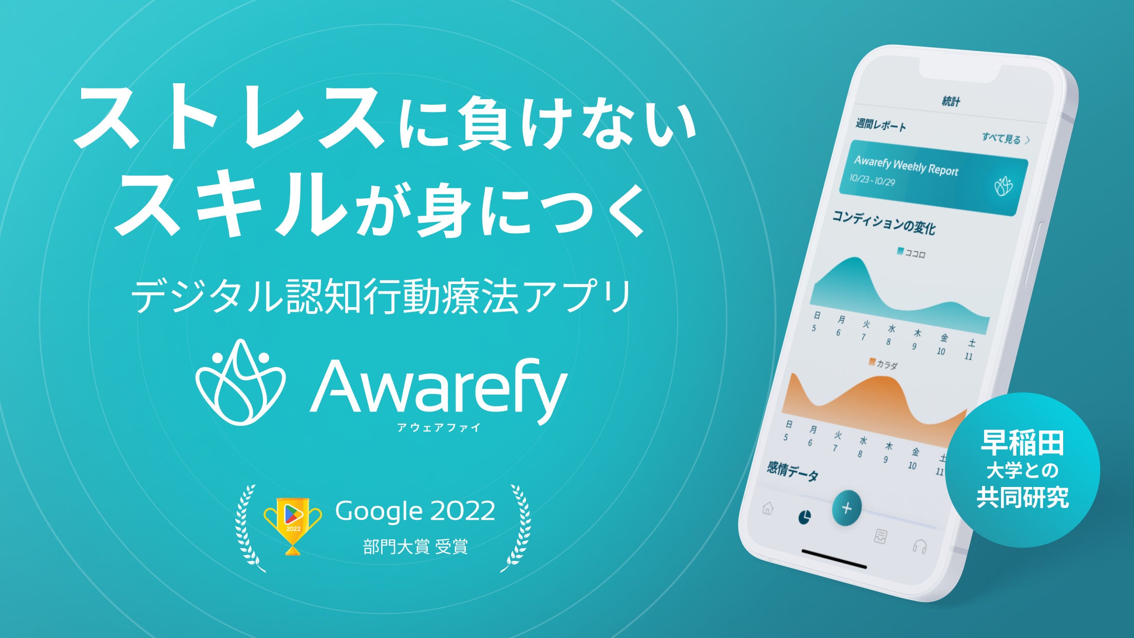 AIが一日の最適な過ごし方をアドバイス！デジタル認知行動療法