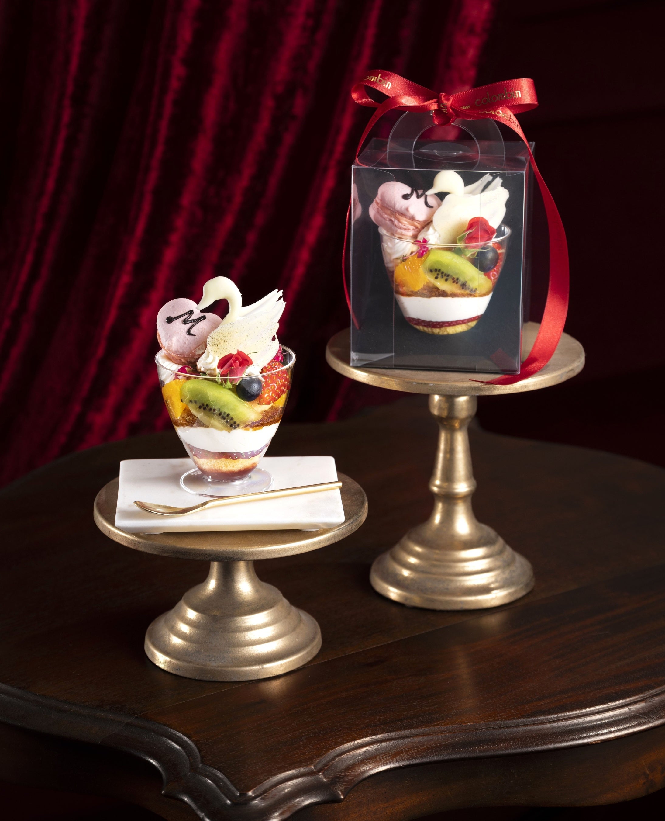 コロンバンがロリータファッションの第一人者・青木美沙子さん監修「プリンアラモード エレガンス」を3月1日より期間限定販売