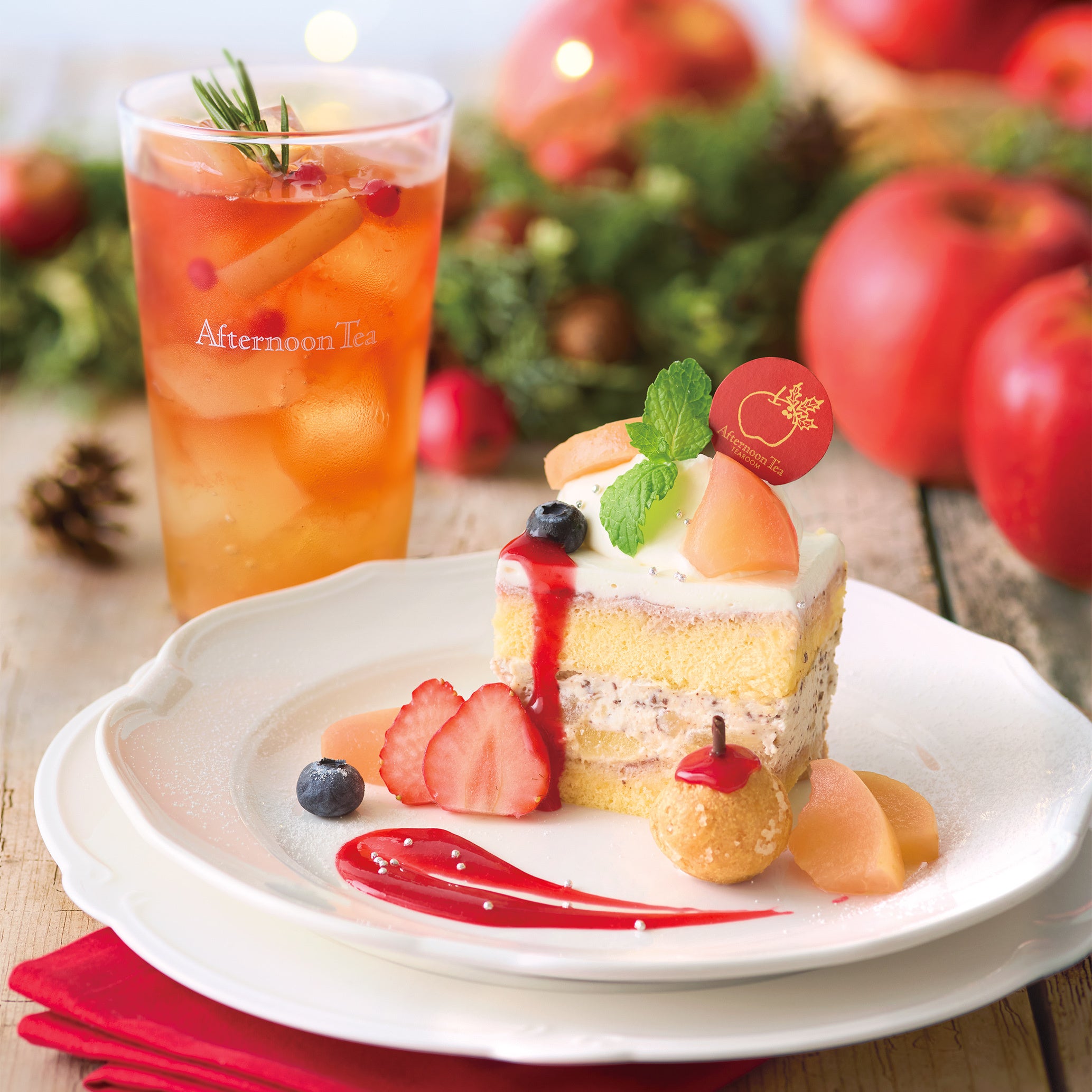 Afternoon Tea アフタヌーンティー　アップルリースM リース　壁飾り クリスマスリース | [公式]Afternoon Tea LIVING（アフタヌーン