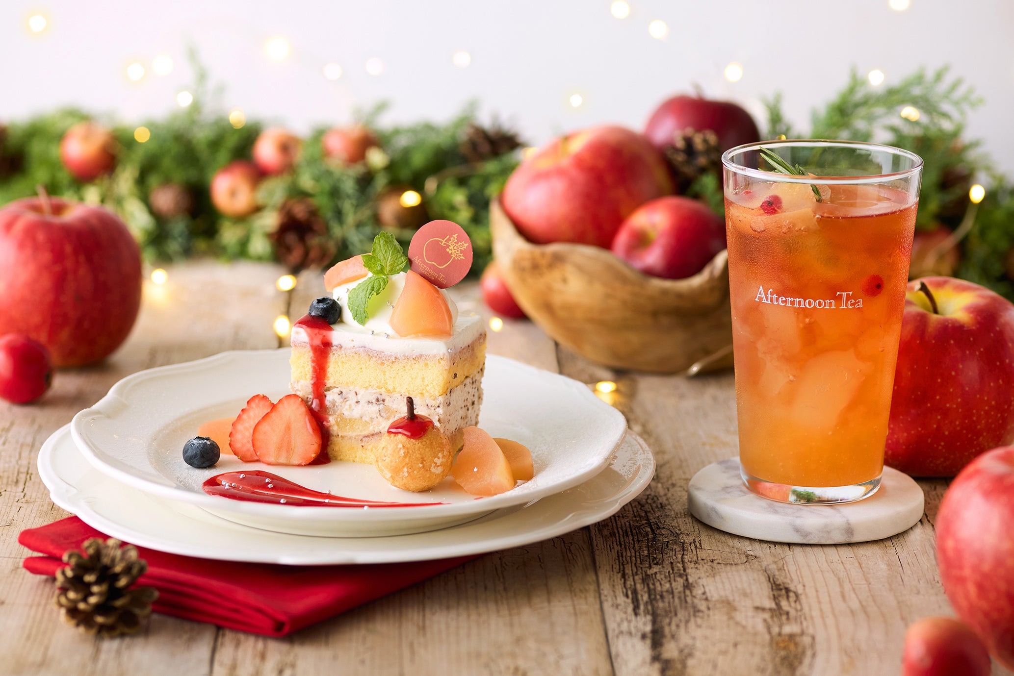 Afternoon Tea アフタヌーンティー　アップルリースM リース　壁飾り クリスマスリース | [公式]Afternoon Tea LIVING（アフタヌーン