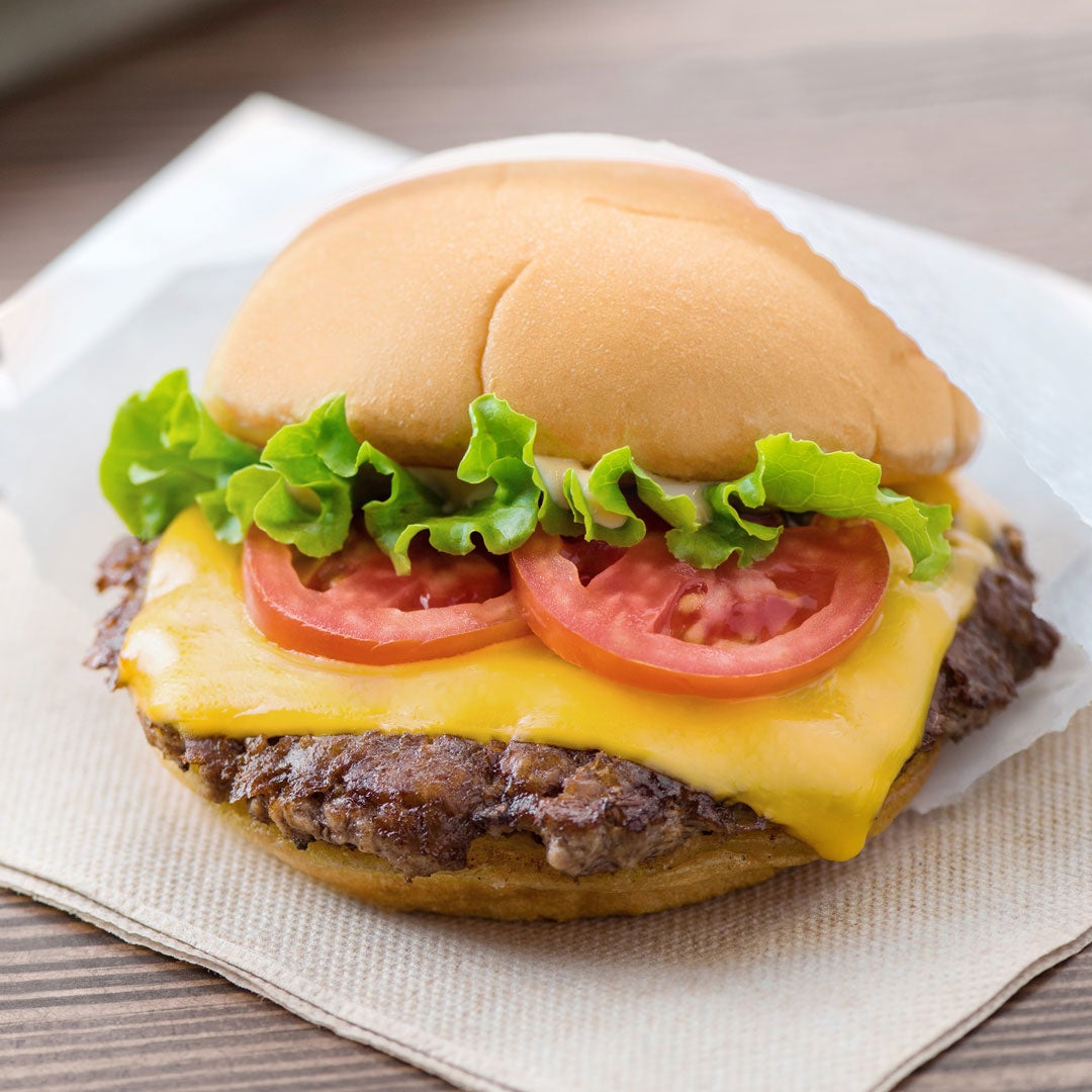 看板メニューのシャックバーガーシングル