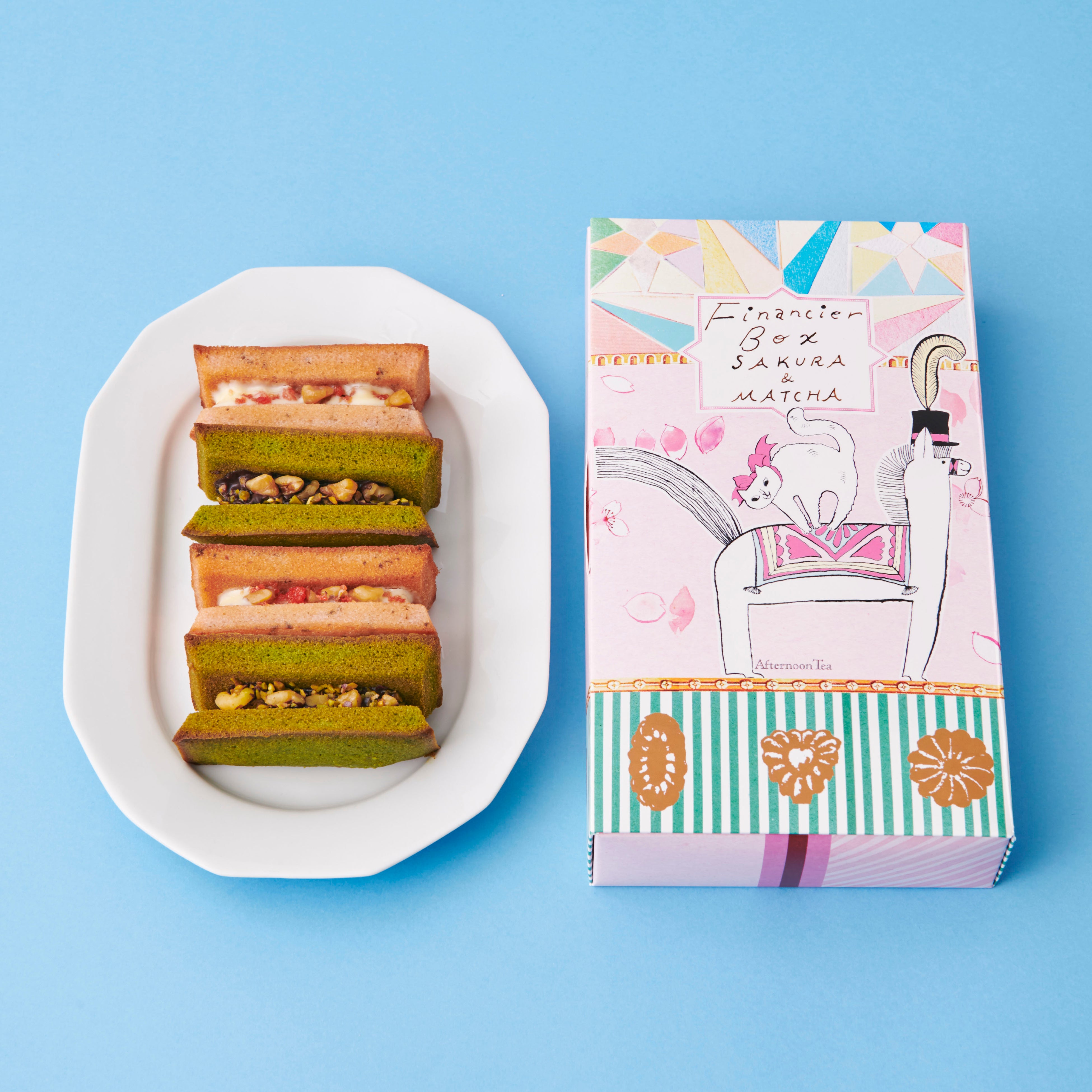 フィナンシェサンドボックス さくら＆抹茶
