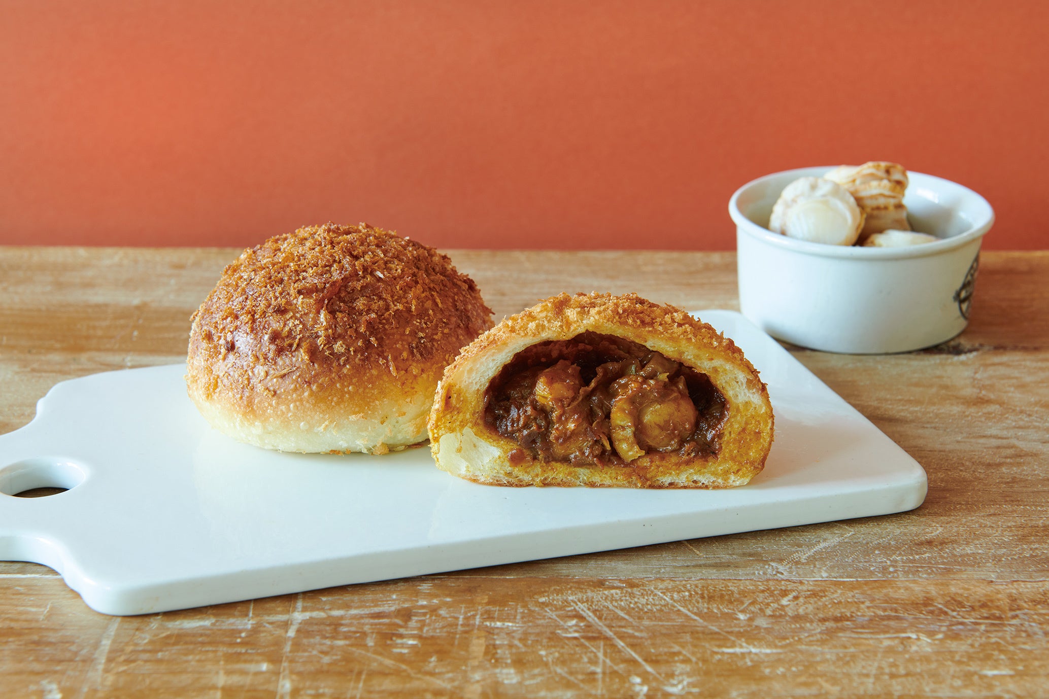 北海道産ほたての焼きカレーパン