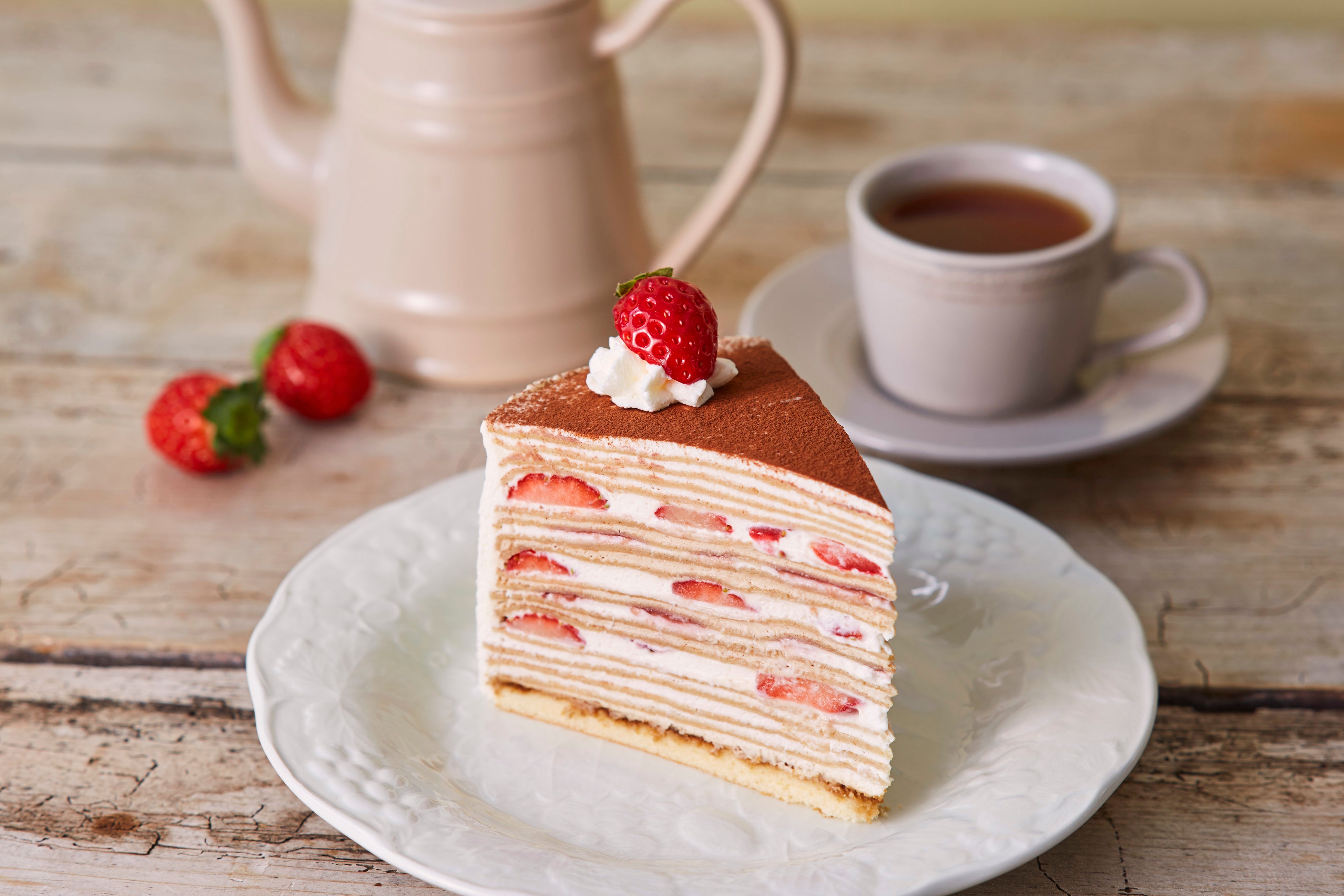 苺ティラミスのミルクレープ2