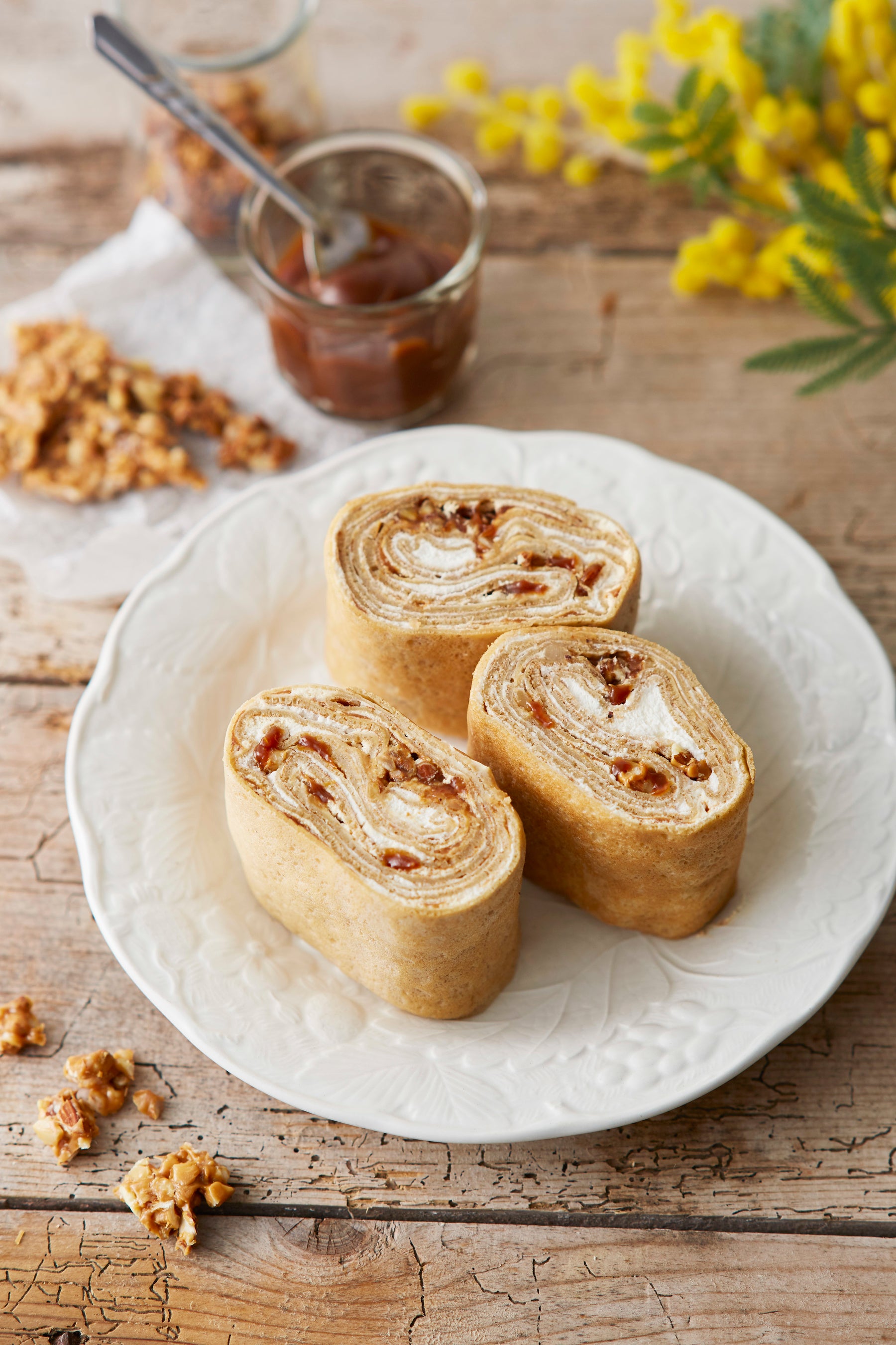 クリームクレープロール キャラメルトフィー