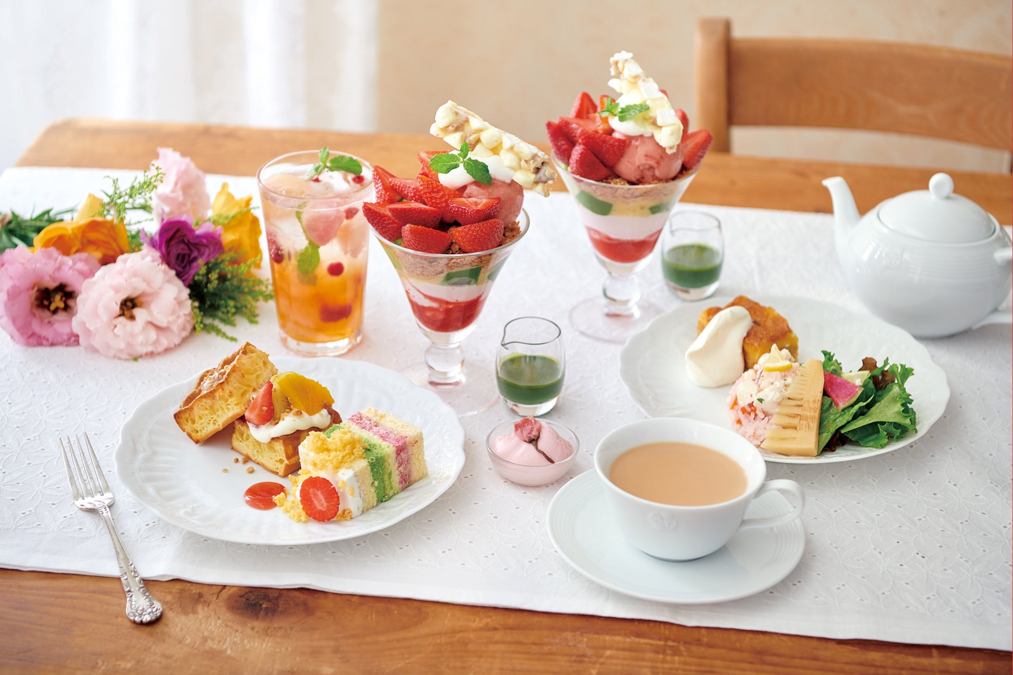 春の贅沢ティーコース集合イメージ1