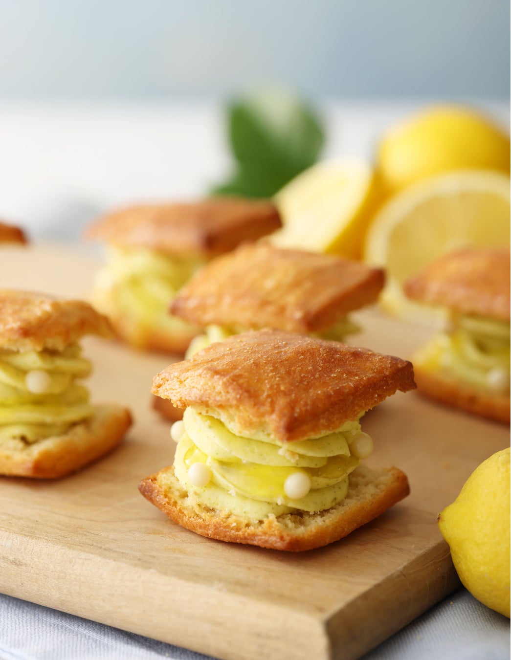 ビスケットスコーンのバターサンド 瀬戸内レモンジャム&レモンバーベナ