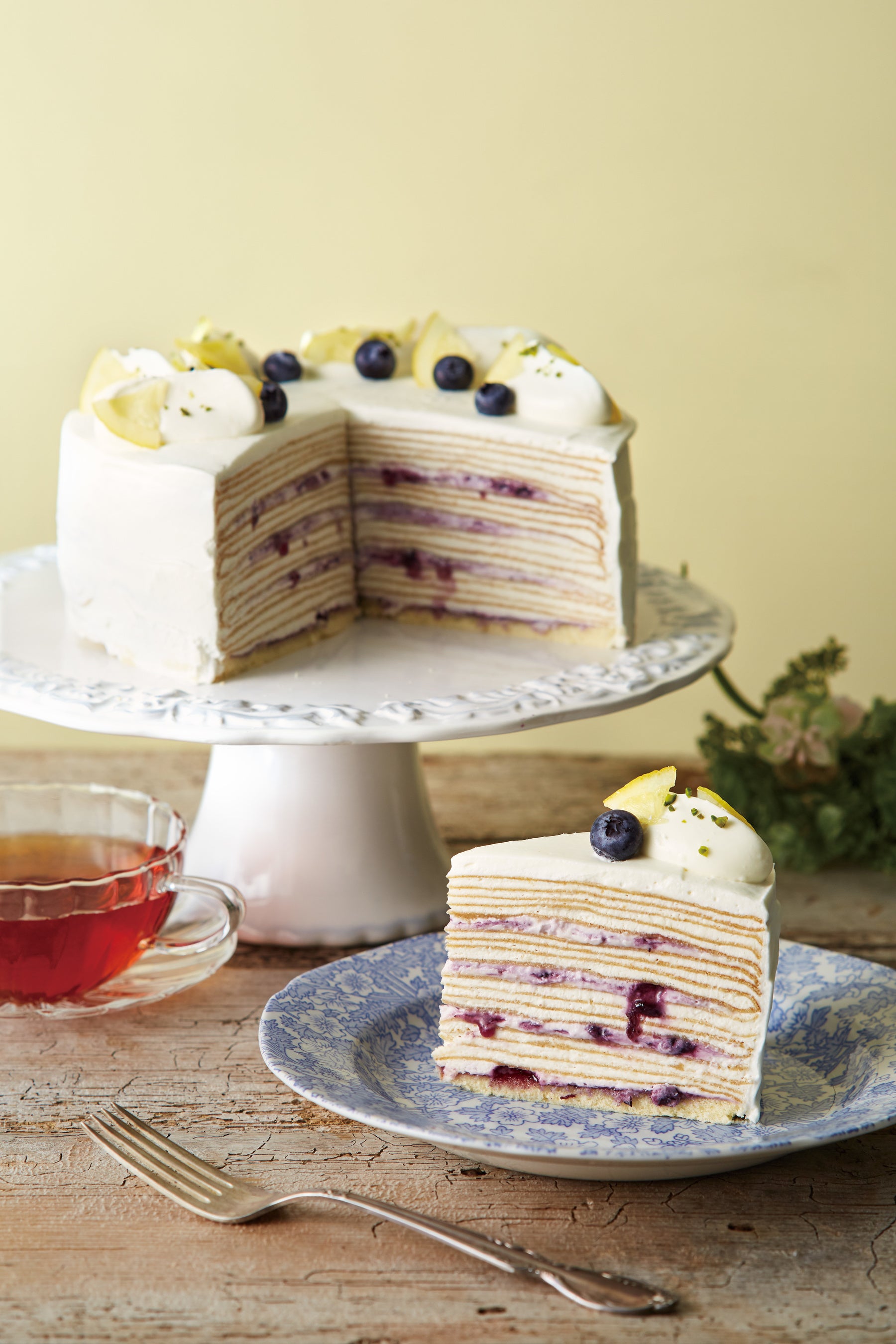 ブルーベリーレアチーズミルクレープ2