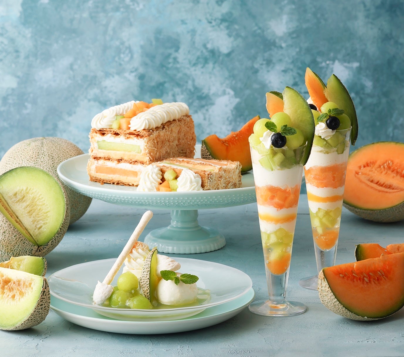 第2弾メロンスイーツ 集合