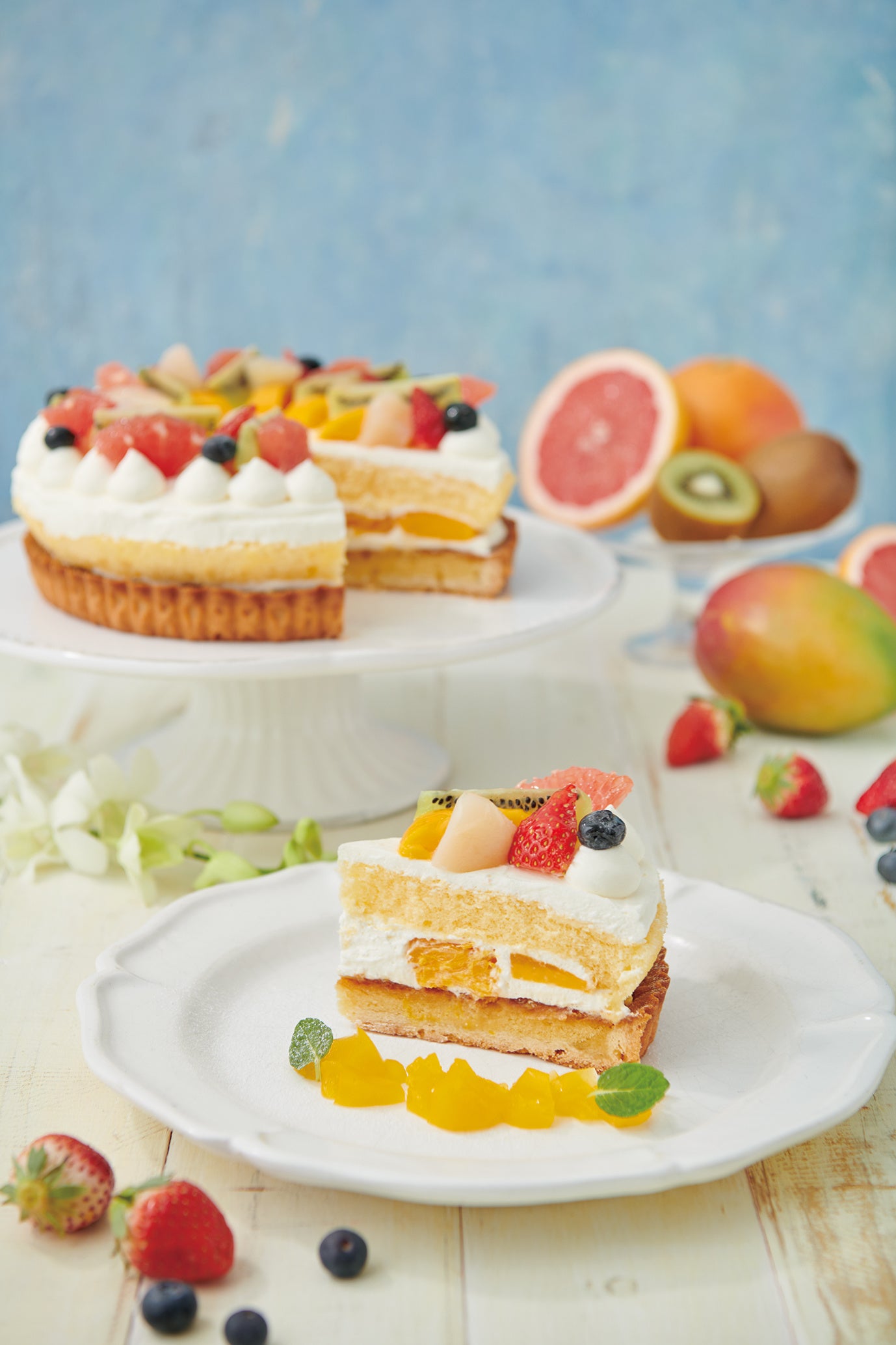 7 種フルーツのタルトショートケーキ3