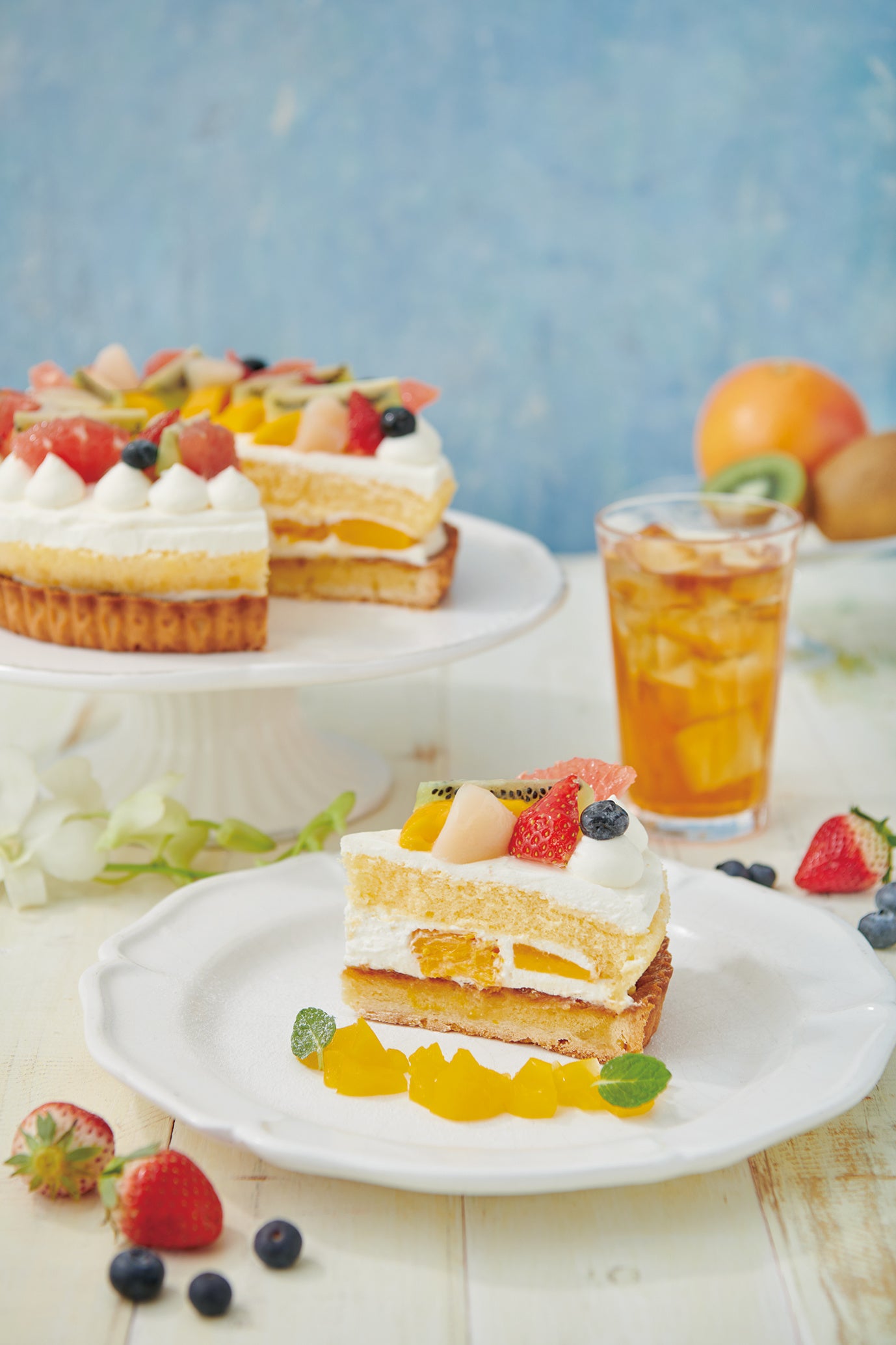 7 種フルーツのタルトショートケーキ2