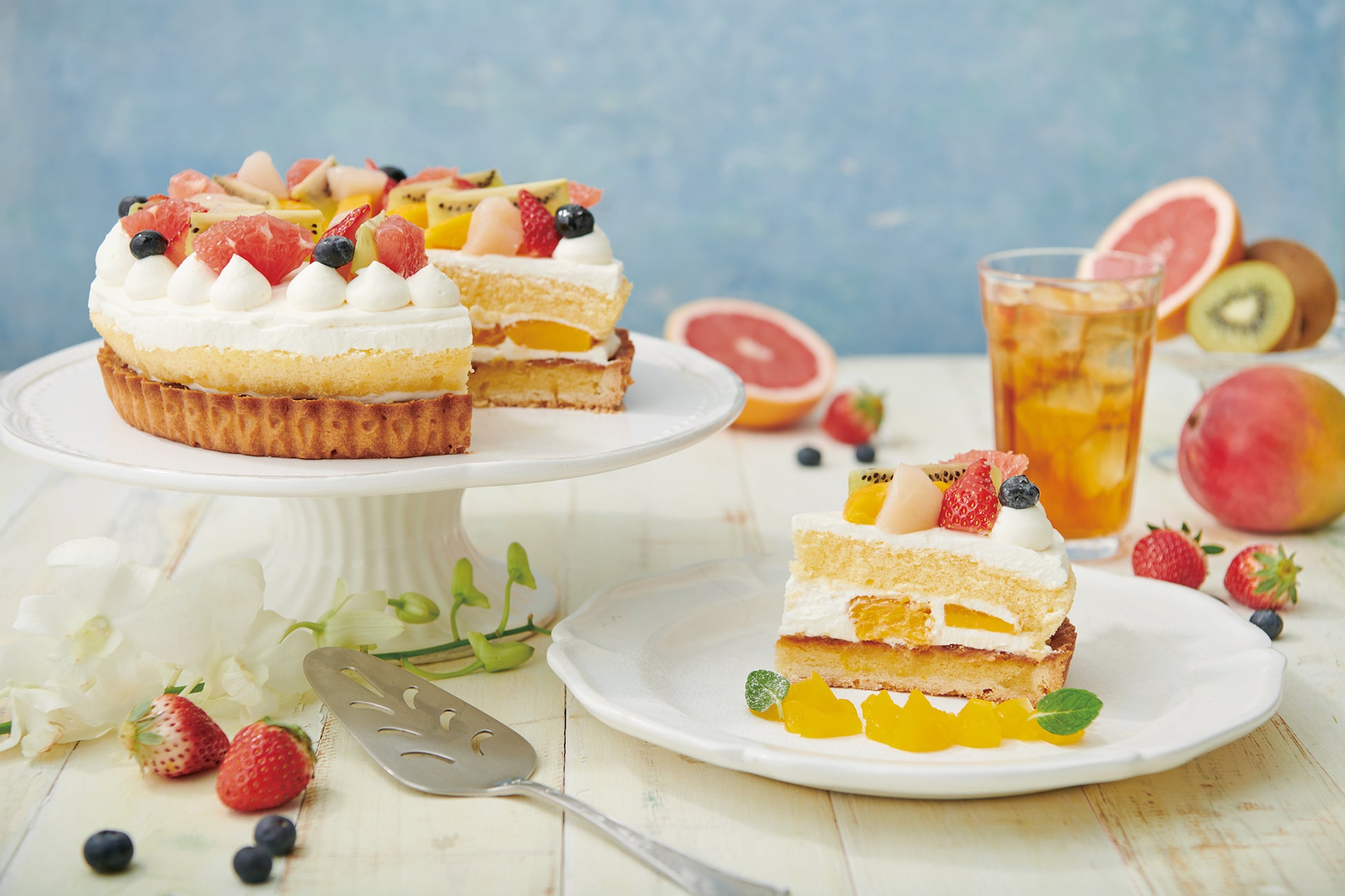 Afternoon Tea マンゴー キウイ 白桃などフルーツの美味しさが楽しめる 7 種フルーツのタルトショートケーキ 株式会社サザビーリーグ アイビーカンパニーのプレスリリース Afternoon Tea マンゴー キウイ 白桃などフルーツの美味しさが楽しめる 7 種フルーツのタルトショートケーキ 株式会社サザビーリーグ アイビーカンパニーのプレスリリース