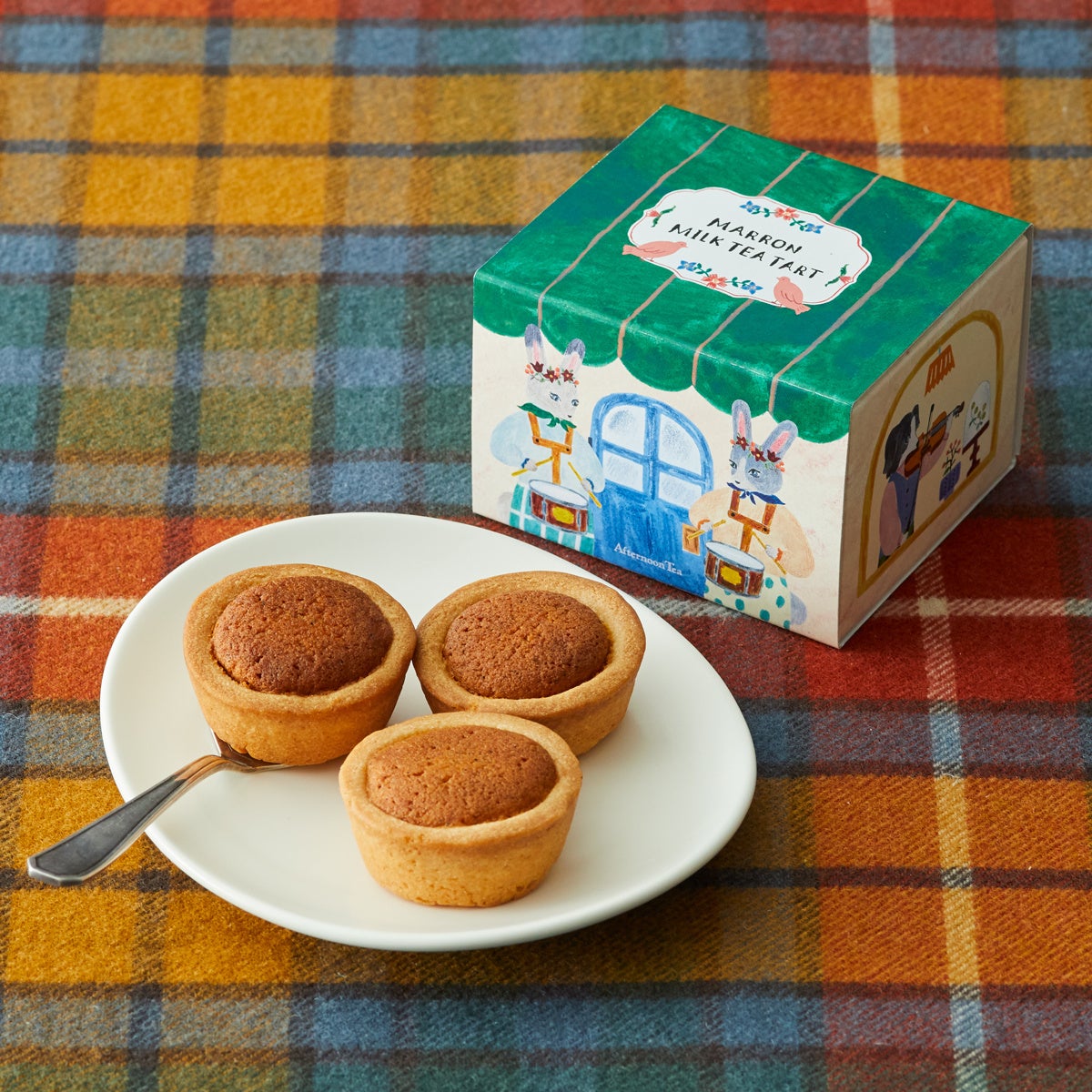 栗のミルクティータルト