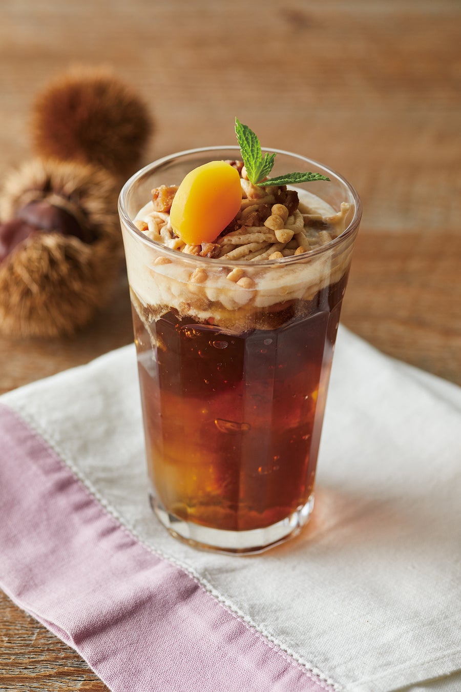 栗とほうじ茶のジュレッティー