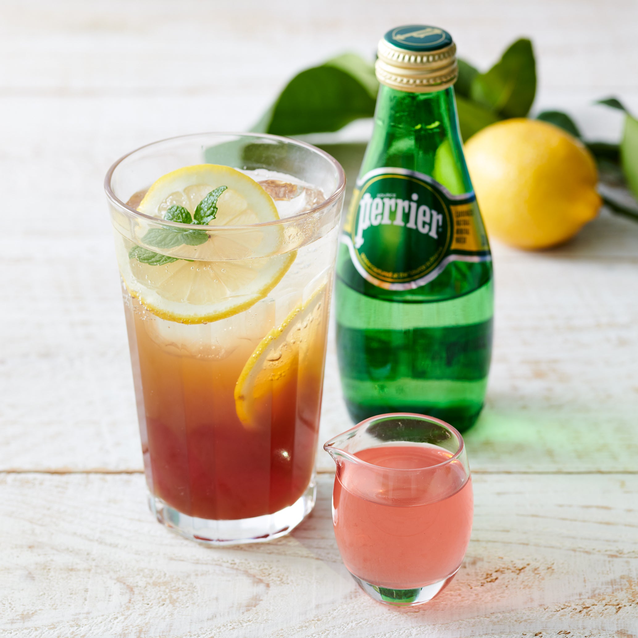 2022夏シャルドネダージリンとペリエのティーレモネード