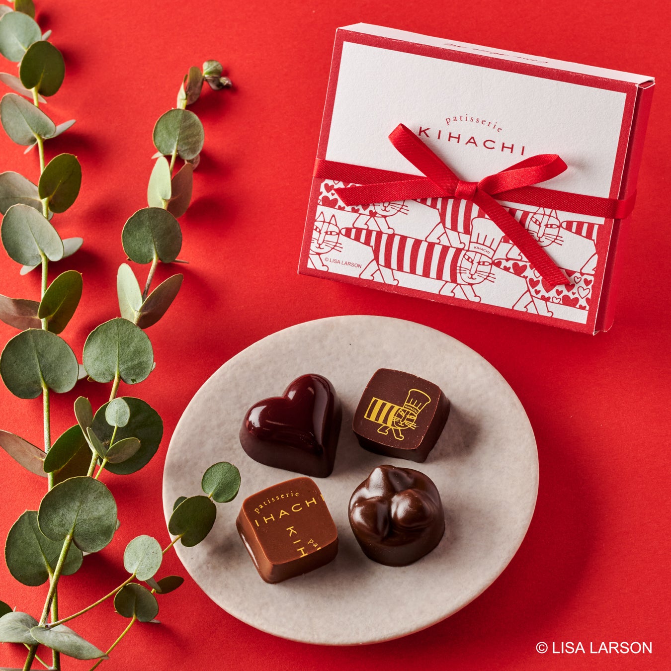 【キハチ×リサ・ラーソン】ボンボンショコラ 4個入