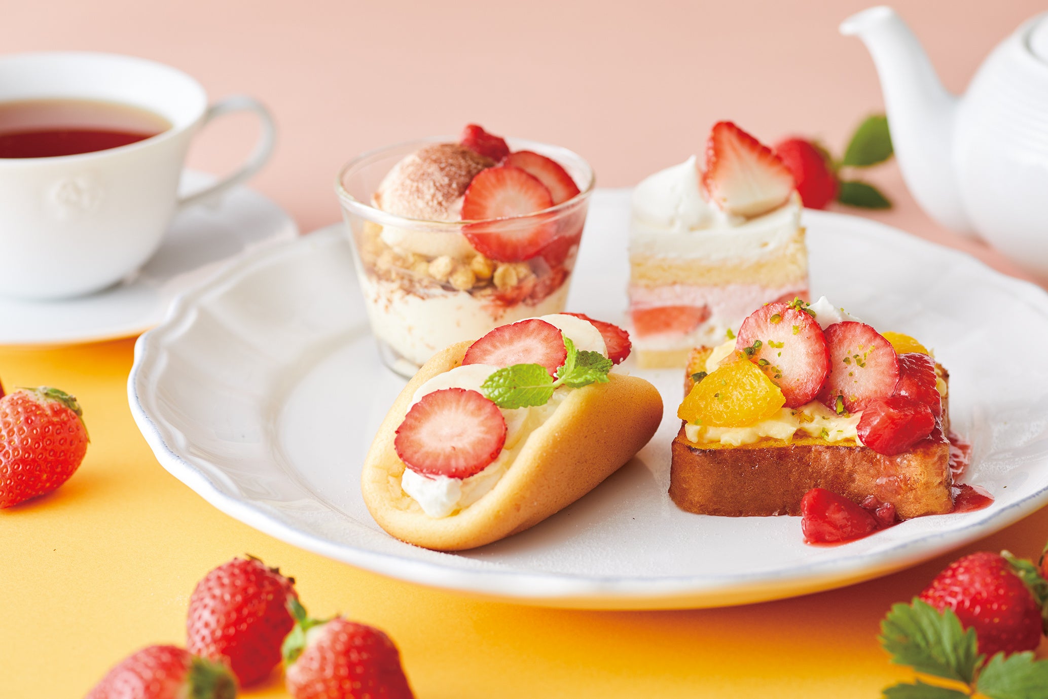 苺のアフタヌーンティーセット 第2弾