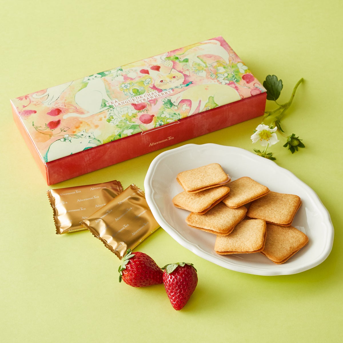 ティーラングドシャ ストロベリー