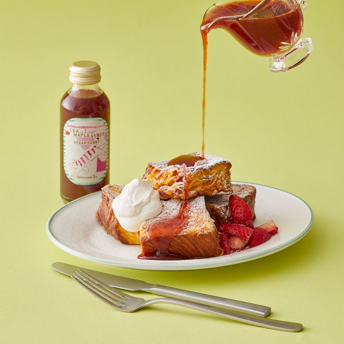 苺のティーメープルシロップ